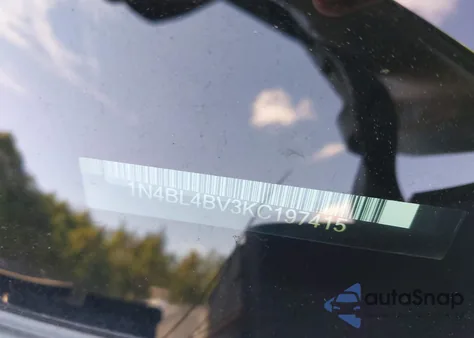 2019 Nissan Altima 2.5 S from USA, damaged, VIN 1N4BL4BV3KC197415